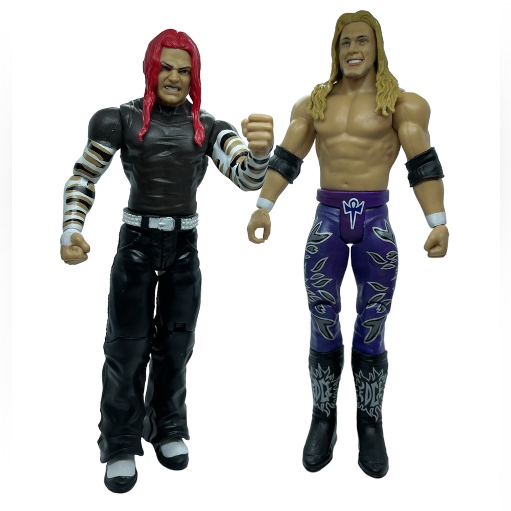 Jeff Hardy and Edge Battle Pack WWE Wrestlemania 17 Wrestling Figure TLC
